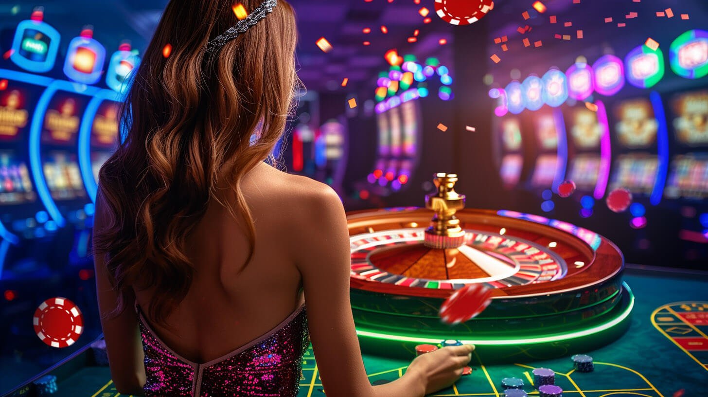 Live Dealer Roulette ဘီးလည်နေသော မြင်ကွင်း Online Casino Myanmar